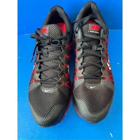 Nike Air Max Excellerate 3 Sneakers Running Shoes Mens 12 Black Red 703072-004 - Picture 5 of 8